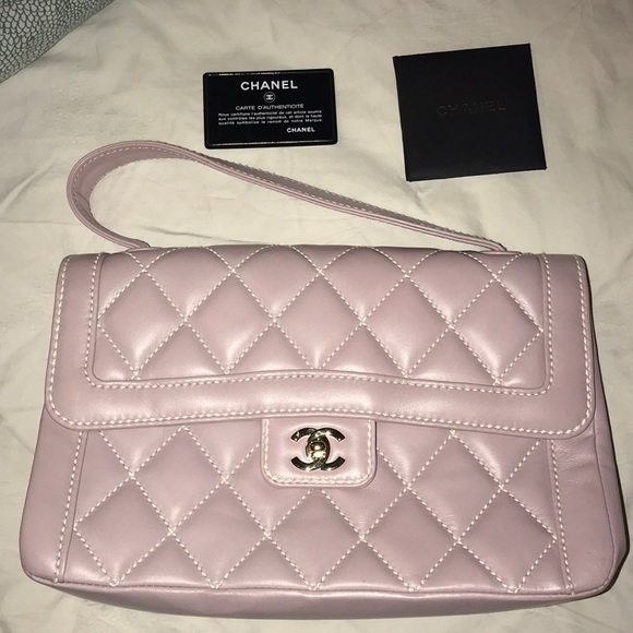 CHANEL Bags Authentic Chanel Pink Pastel Classic Flap Bag Poshmark
